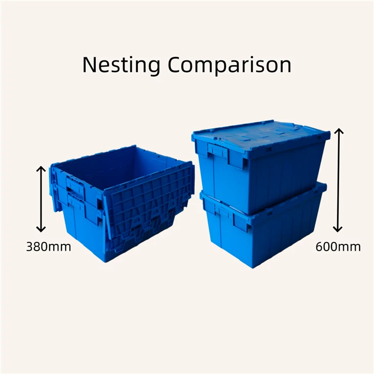 595x395x300mmNestable And Stackable Storage Box factory