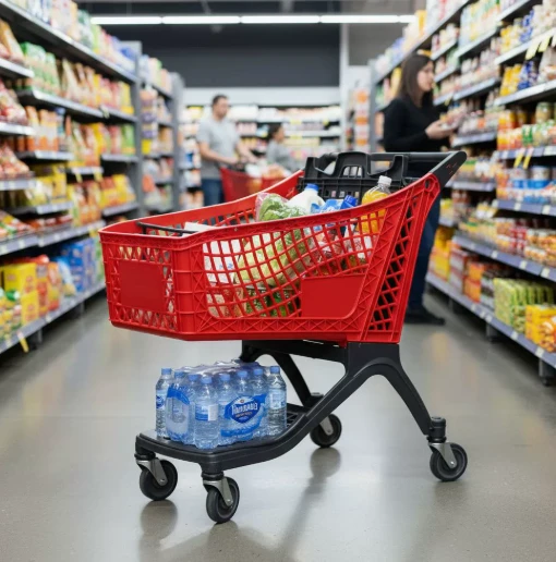 Plastic Shopping Trolley(60L) suppliers