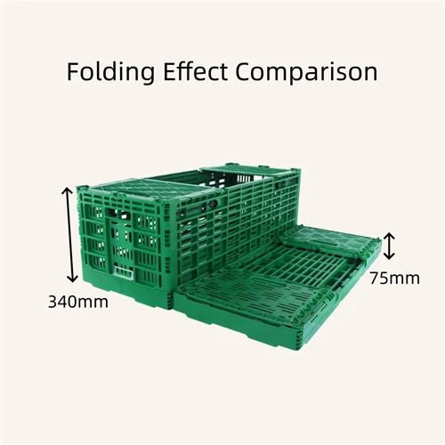 Extra‑Long Foldable Mesh Crate With Partial Side‑Latch Flaps Optimizes Long‑G...
