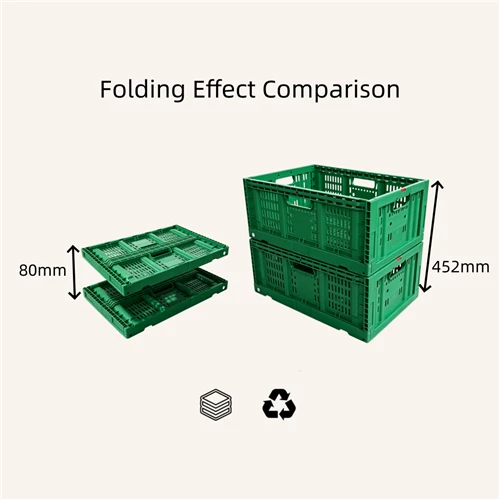 Heavy-Duty Collapsible Plastic Crates: Cut Empty Return Space By 82%