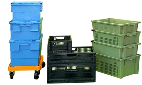 Plastic Crate Stacking System: Compatible And Incompatible Mixed Stacking Rules