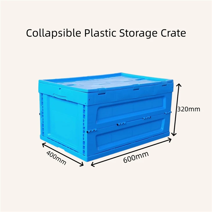 Collapsible Plastic Storage Crate