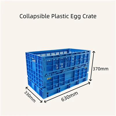 Collapsibe Plastic Egg Crate