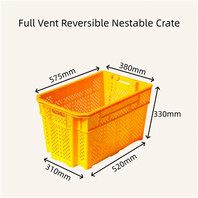 Full Vent Reversible Nestable Crate