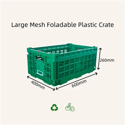 Large Mesh Foladable Plastic Crate